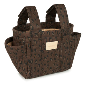 Nobodinoz - Bolso organizador de cochecito Hyde Park | Leopardo