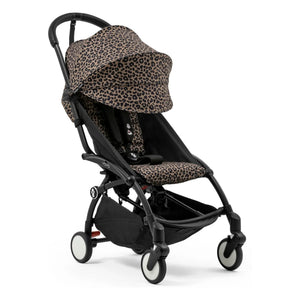 Stokke® - YOYO³ 6+ Bebek Arabası Siyah çerçeve | Leopar