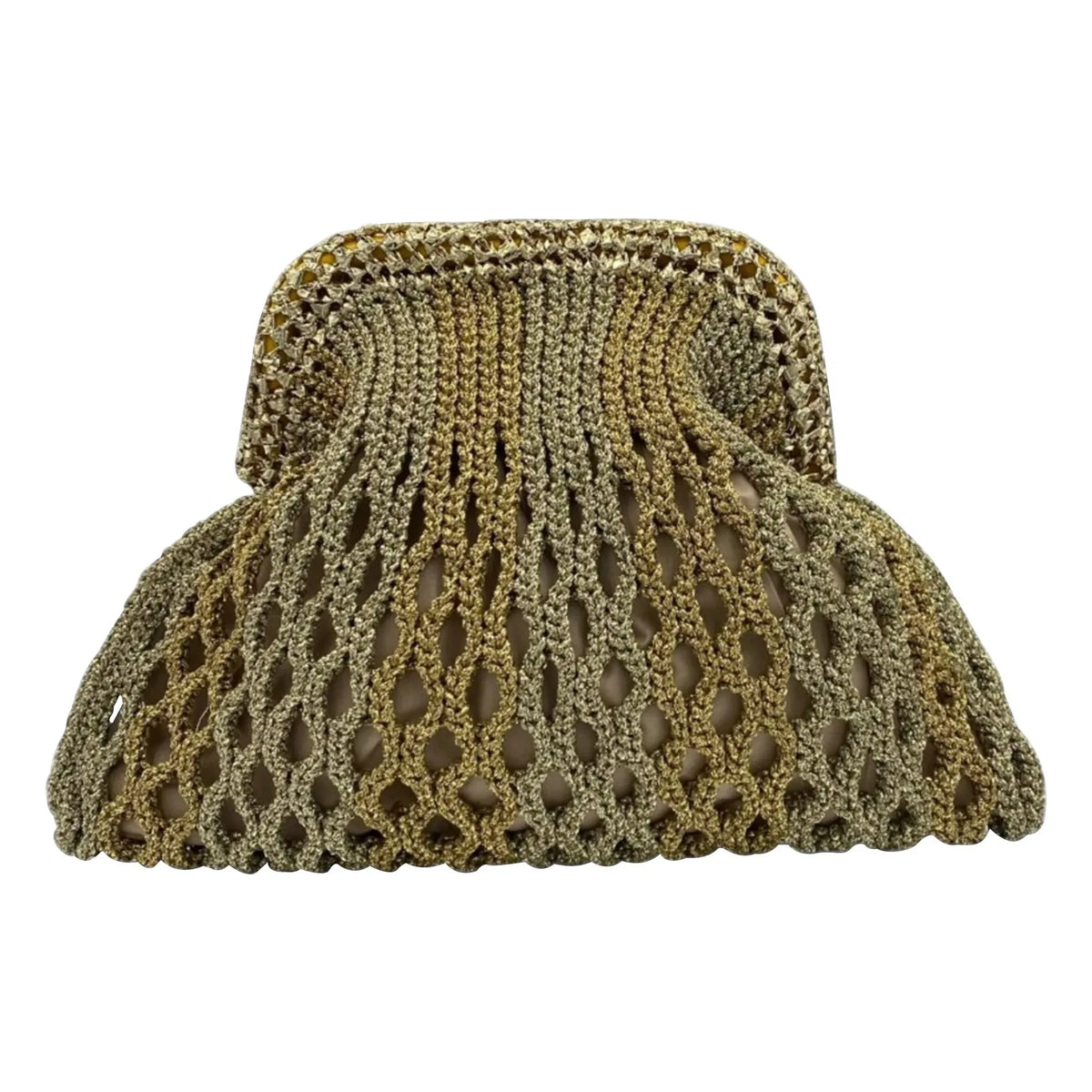 Nadia Dafri - Bolso clutch Rahime | Oro