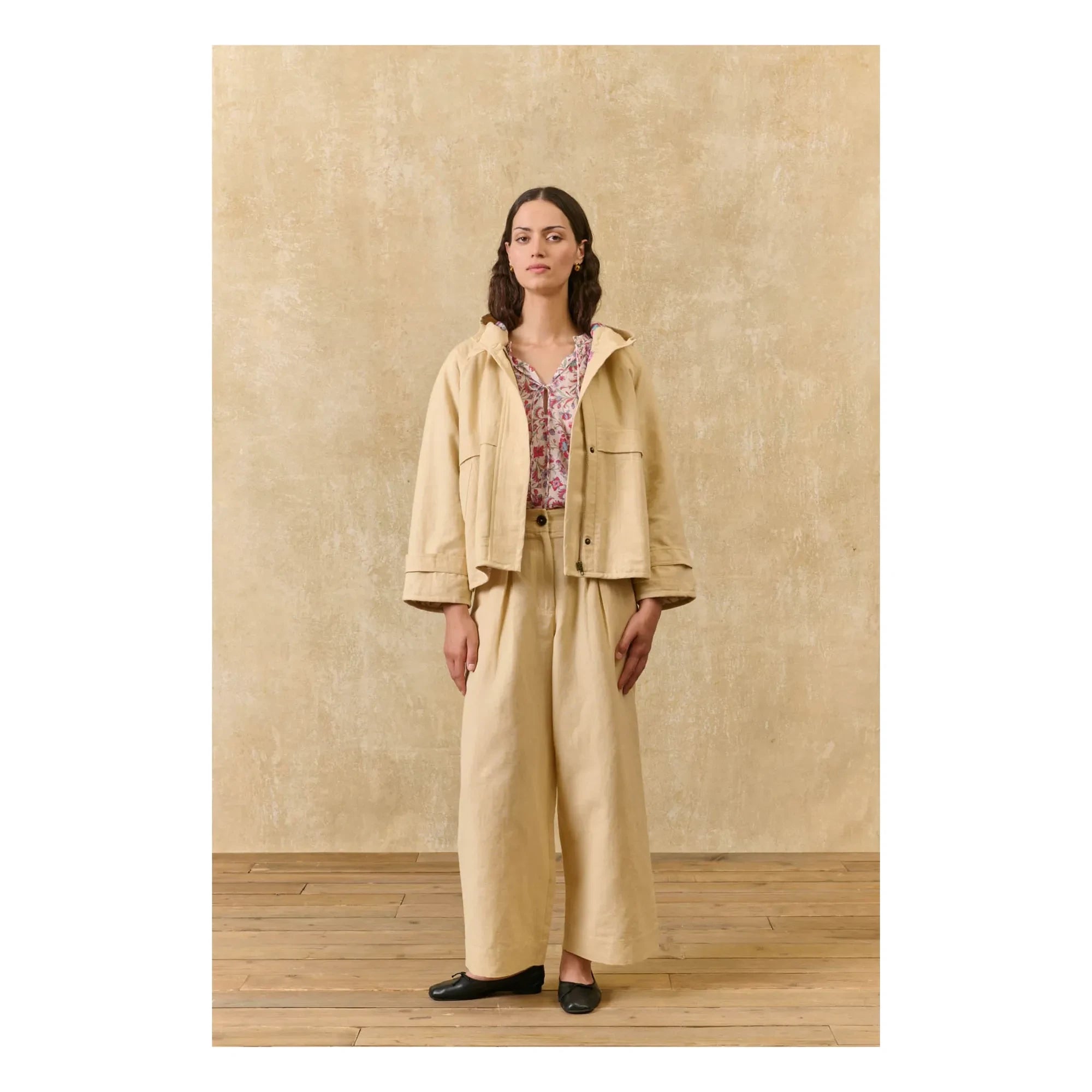 Louise Misha - Chaqueta de cadena y algodón Bertille | Marfil