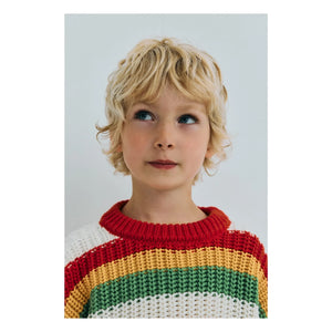 the new society - Lantana Jersey a Rayas | Rojo