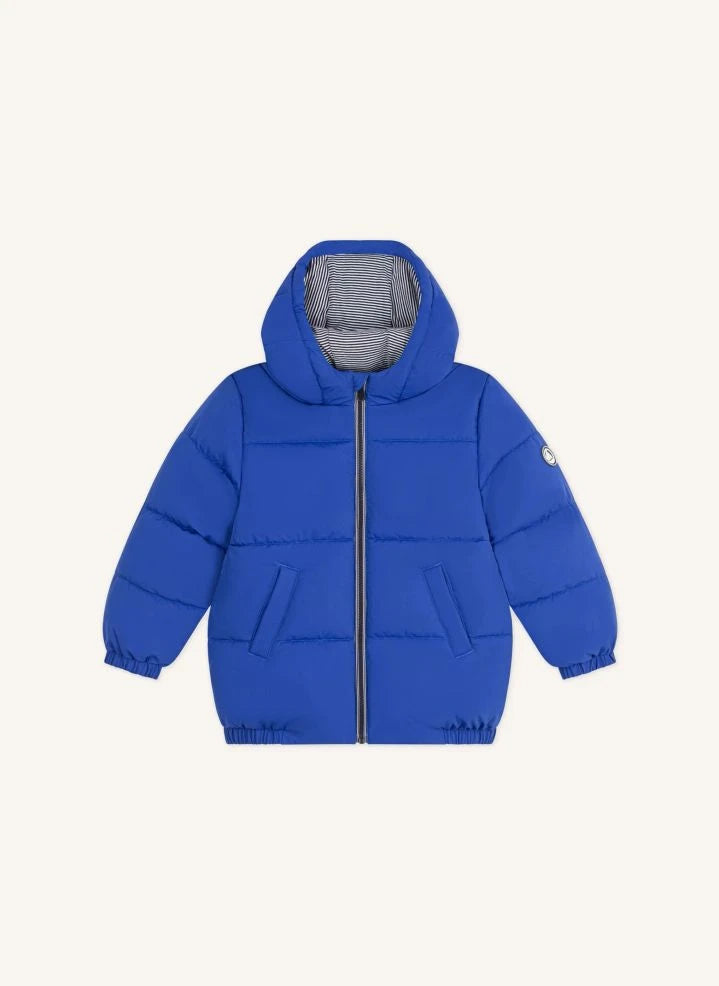Petit Bateau - Chaqueta lisa monocolor | Royal blue
