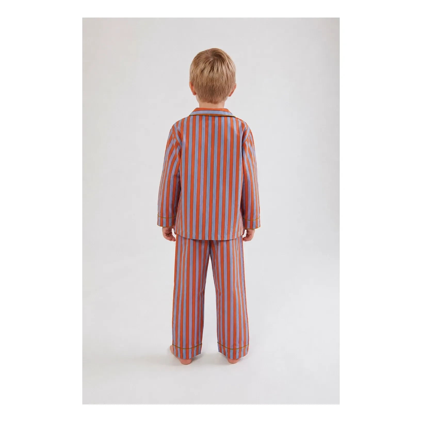 Folkloore - Pijamas a rayas - Colección infantil | Naranja
