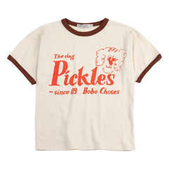 Bobo Choses - Camiseta de algodón orgánico The Dog Pickles | Blanco