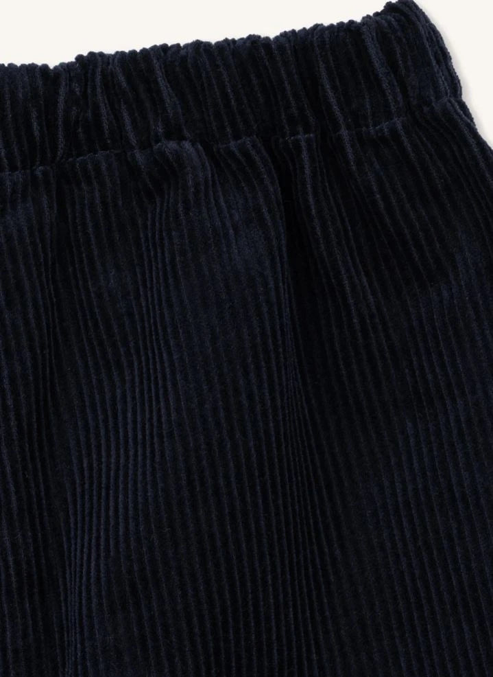 Konges Sløjd - Sully Pantalón de pana acanalada de algodón orgánico | Azul marino