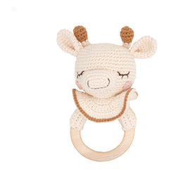 Patti Oslo - Anillo de dentición Jirafa Goldie | Crema