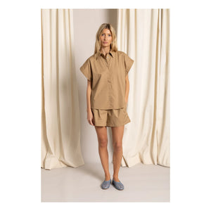Smallable Mujer - Pantalones cortos Sora | Marrón glaseado