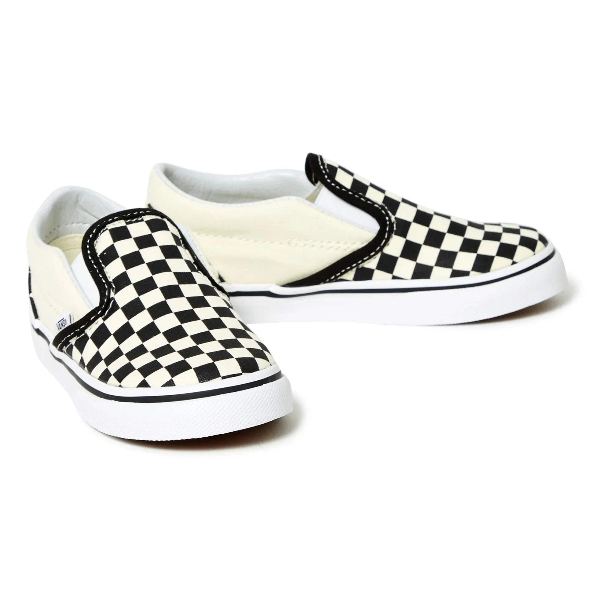 Vans - Zapatillas Checkerboard Classic Slip-On | Blanco