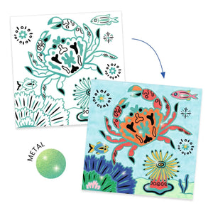 Djeco - Páginas para colorear bajo el mar