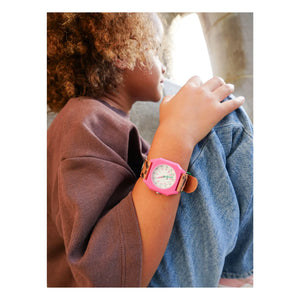 Mini Kyomo - Leopard Watch - Mini Kyomo x Taxi Brousse | Marrón