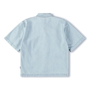 Molo - Camisa de algodón orgánico Richie vaquero | Azul vaquero