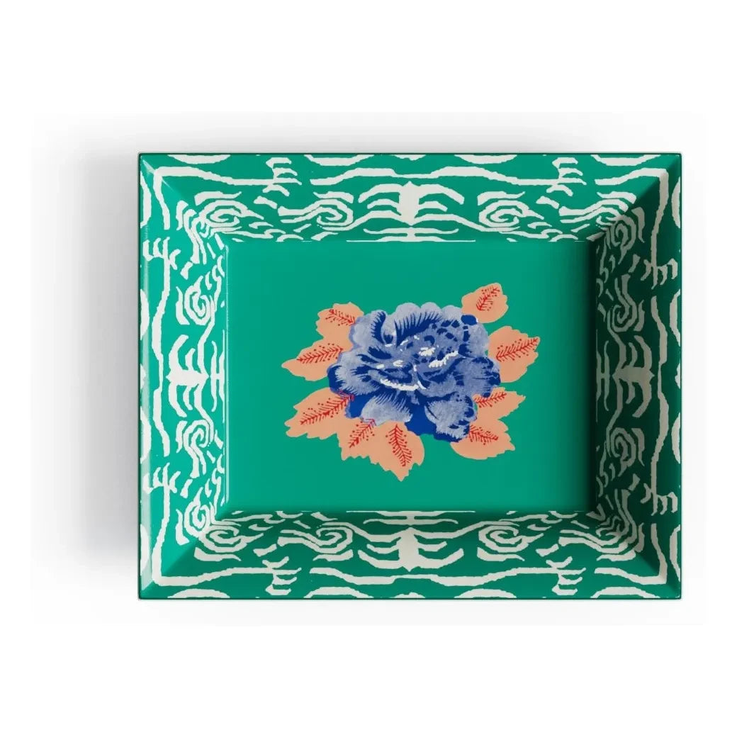 Lisa Corti - Caja de almacenaje Indian Tiger | Verde