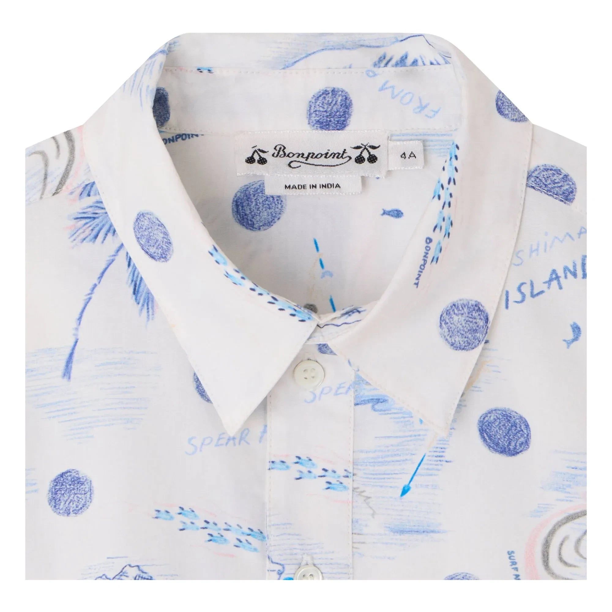 Bonpoint - Camisa Erian de algodón orgánico | Ocean