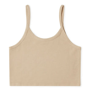 Matona - Camiseta sin mangas de algodón orgánico cropped - Colección mujer | Polvo