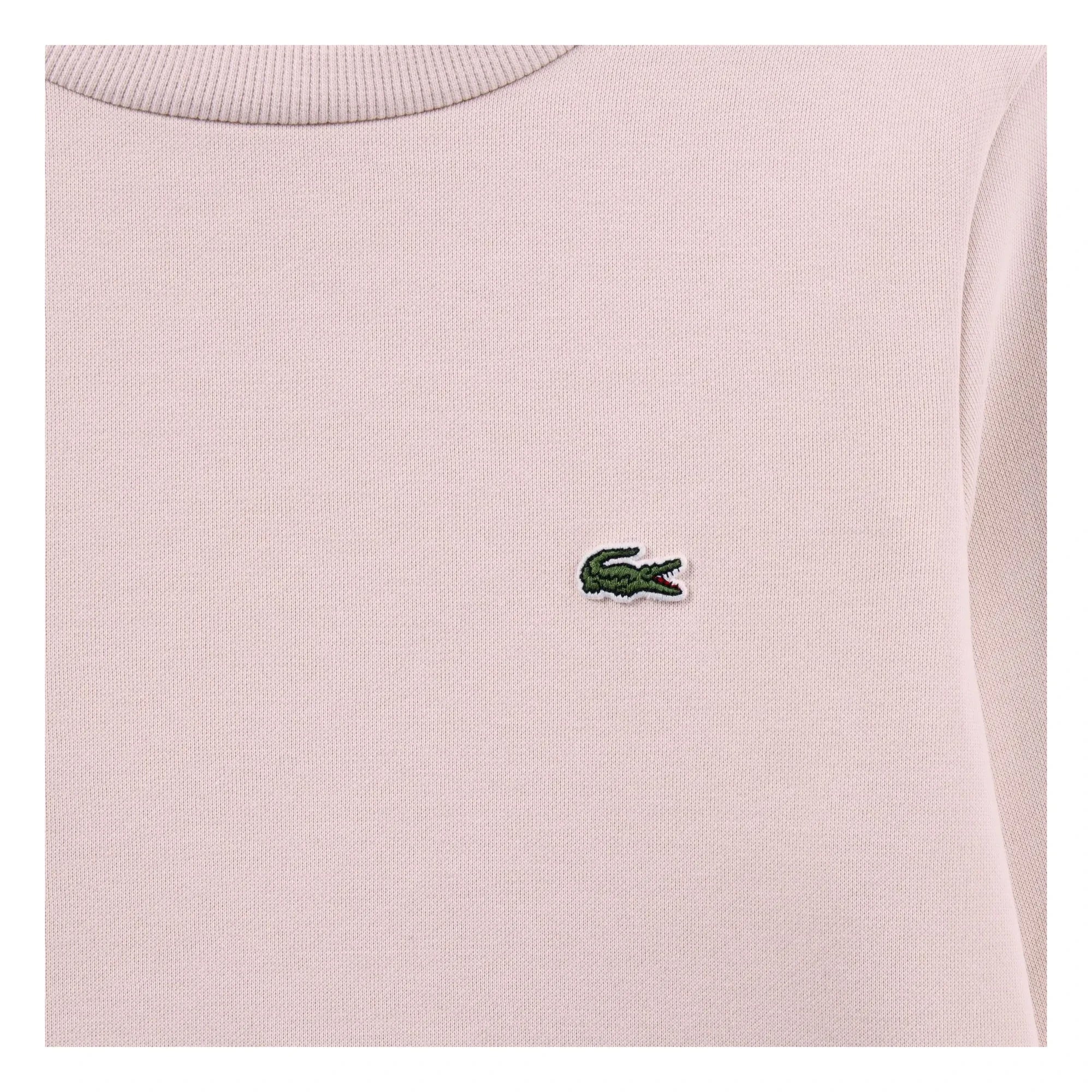 Lacoste - Sudadera con logo de algodón orgánico | Rosa pálido