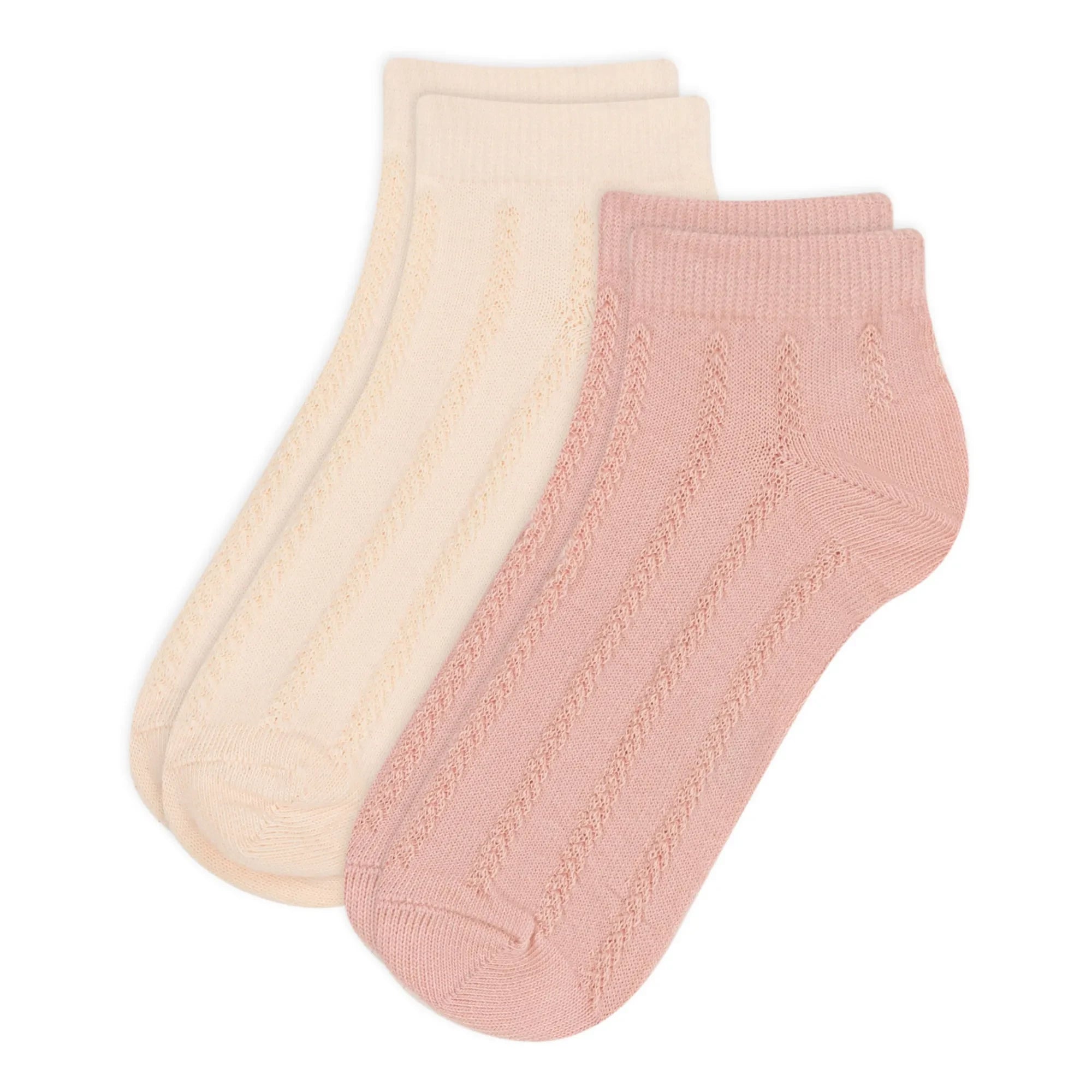 Petit Bateau - Set de 2 calcetines calados | Rosa