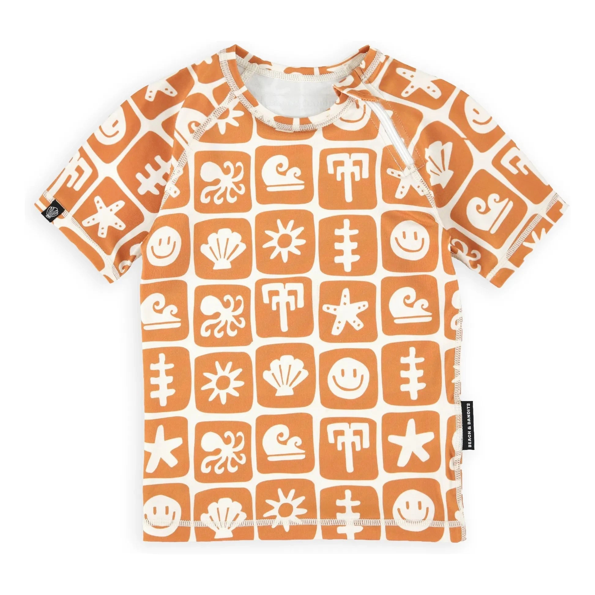 Beach & Bandits - Camiseta antisolar Sea Smiley Fibras recicladas | Óxido