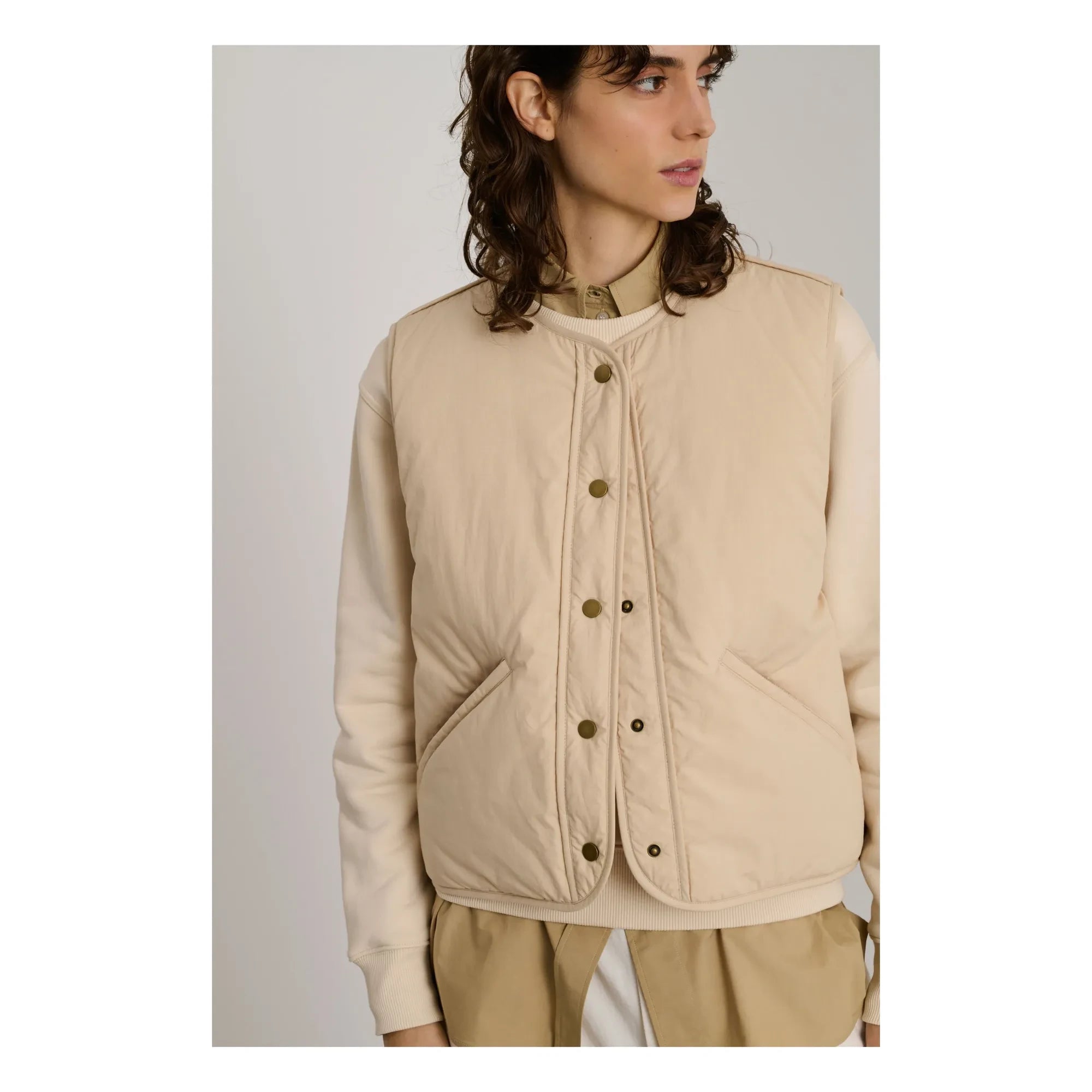 Soeur - Chaleco sin mangas Desmond | Beige