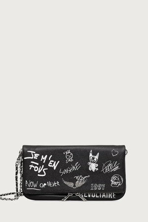 Cartera de mano de piel para mujer