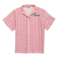Maison Mangostan - Camisa de Punto Ondulado | Rosa