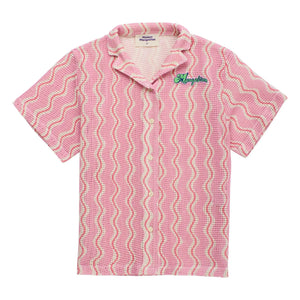 Maison Mangostan - Camisa de Punto Ondulado | Rosa