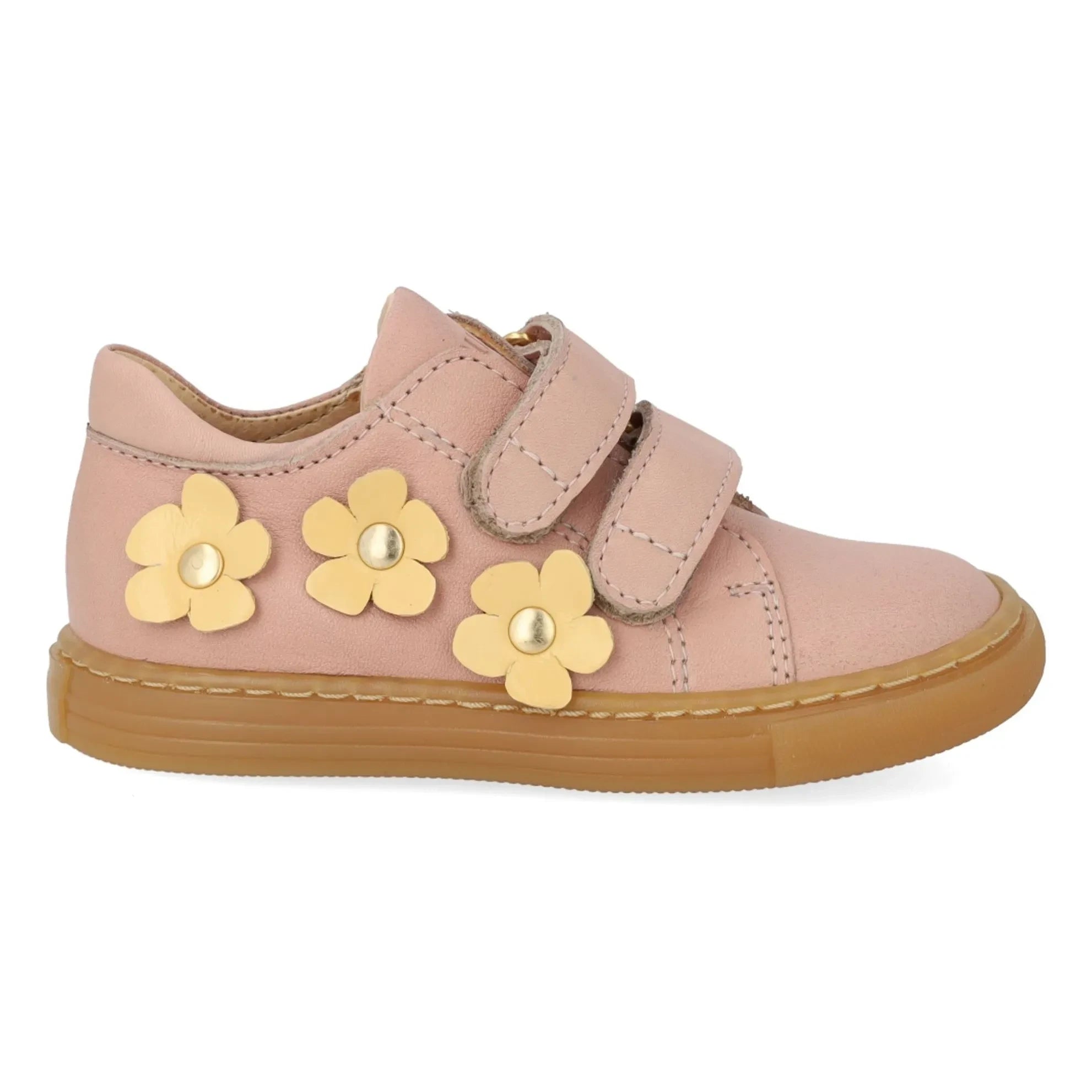 Angulus - Zapatillas Deportivas Florales de Doble Raya | Rosa Pálido