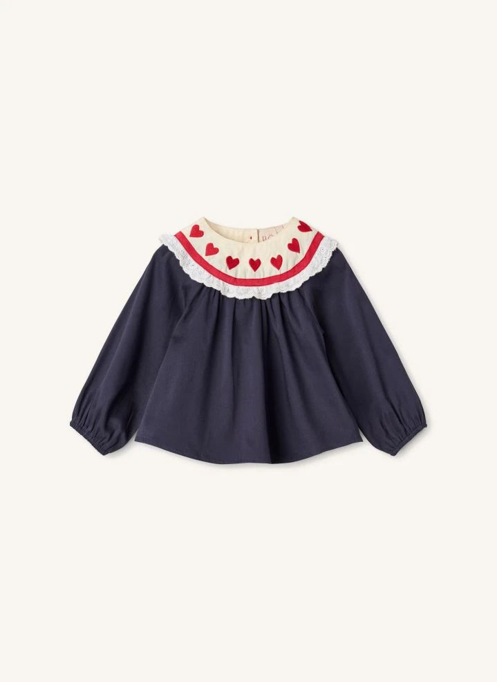 Flöss - Blusa Laney | Azul marino