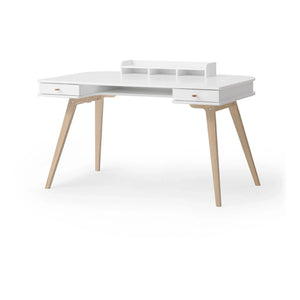 Oliver Furniture - Mesa de madera, 66 cm | Blanca