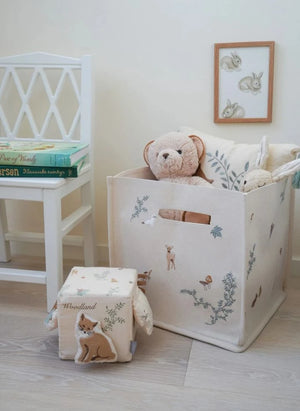 Cam Cam - Woodland Caja de Almacenamiento | Ecru