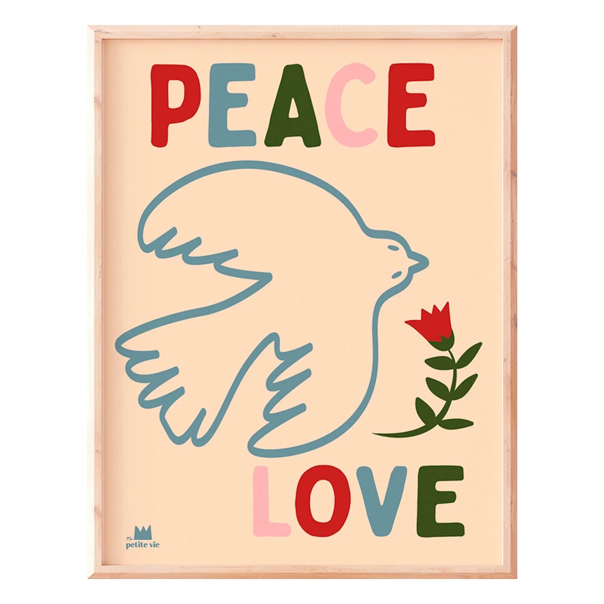 Ma petite vie - Póster de paz y amor