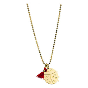 Adorabili - Collar de mariquita | Oro