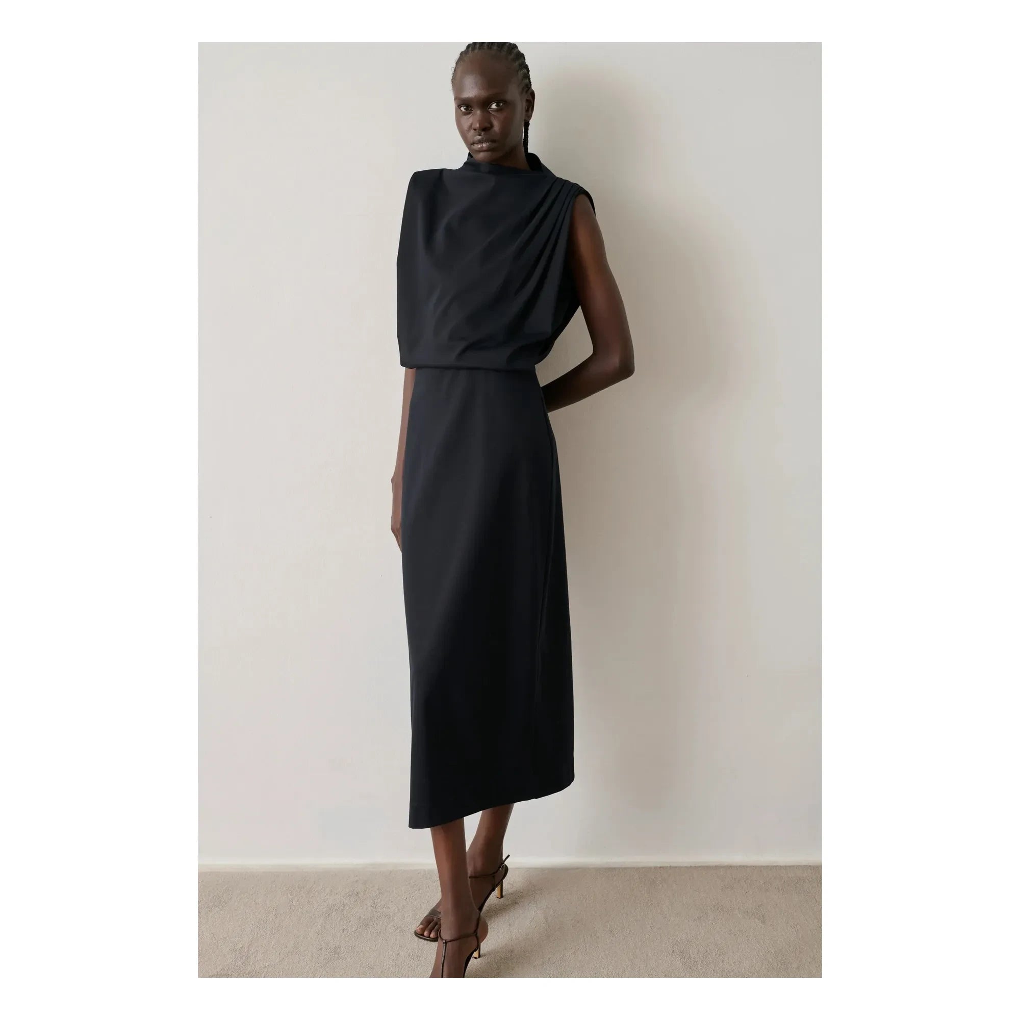 Soeur - Vestido de algodón Gemma | Negro