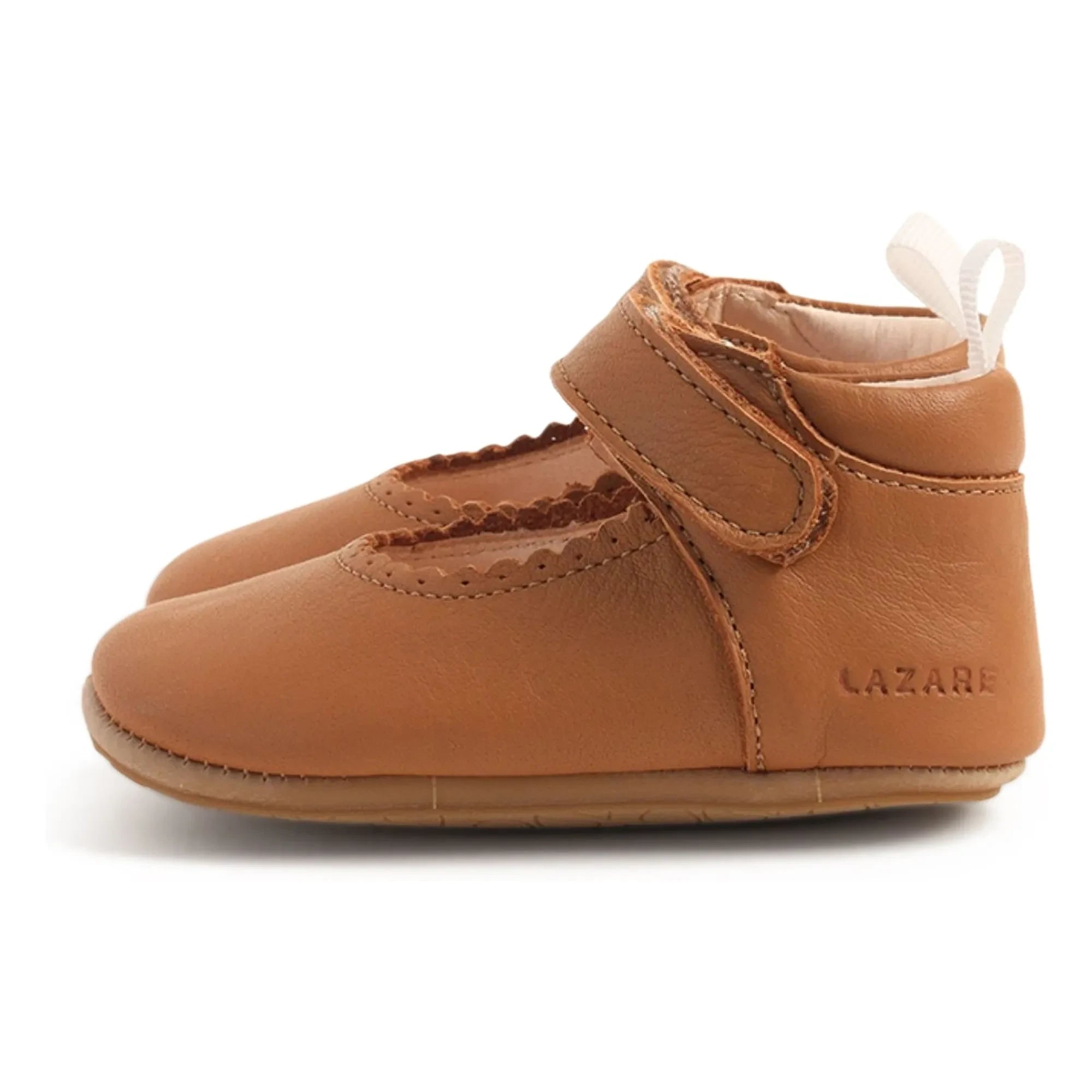 Lazare - Zapatillas con raya Celeste | Camel