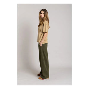 Smallable Woman - Camiseta de algodón orgánico Hana | Camel