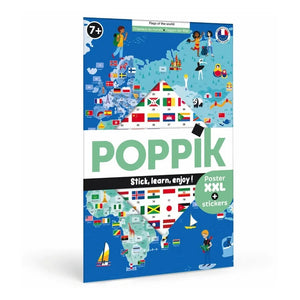 Poppik - Póster Banderas + Pegatinas