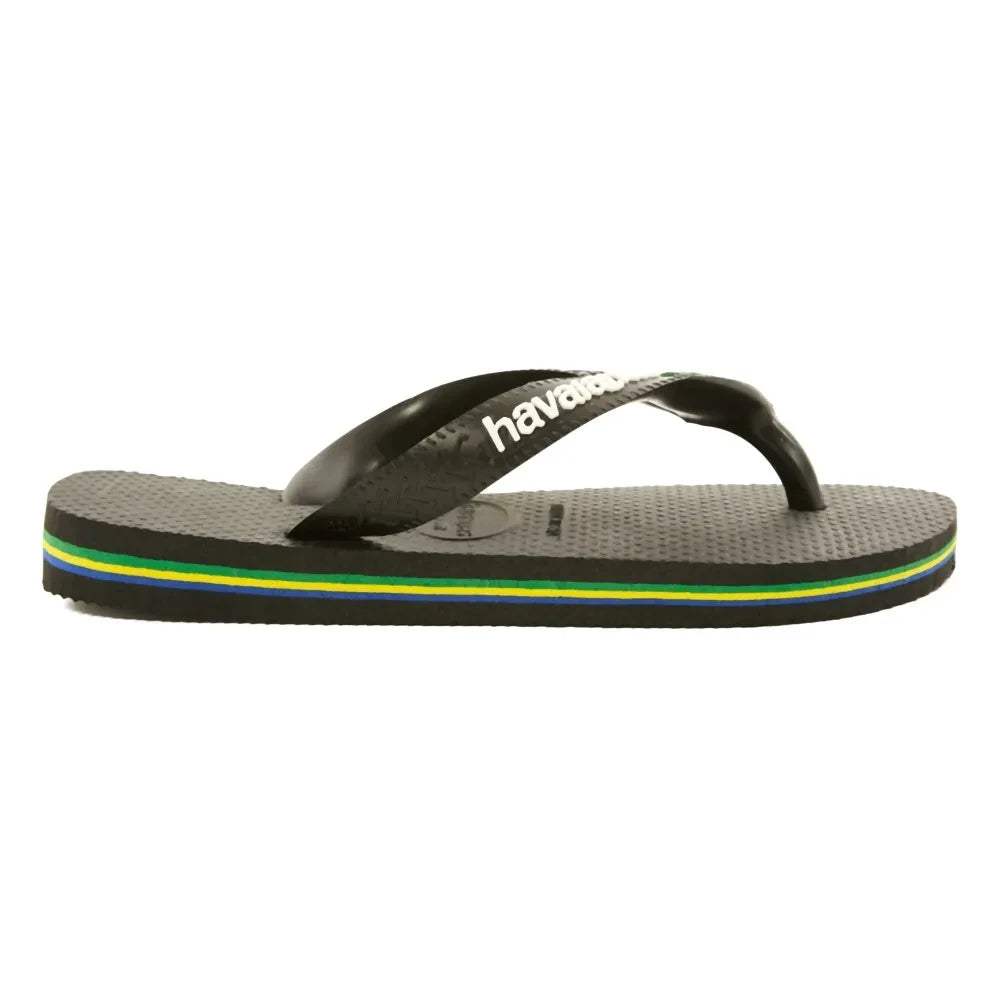 Havaianas - Chanclas Logo Brasil | Negro
