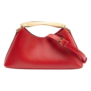 Elleme - Bolso Mini Boomerang de Piel | Rojo