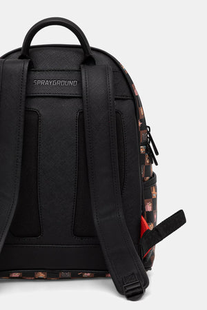 Sprayground - Mochila urbana de cuero sintético marrón 910B8905NSZ