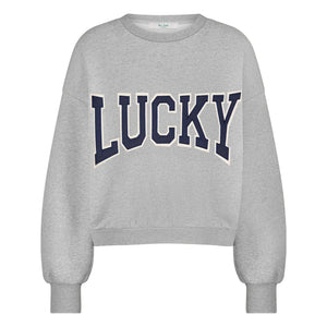 By Bar - Sudadera Bibi Patchwork | Gris Melange