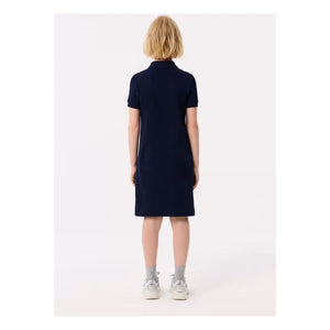 Lacoste - Vestido Polo de Algodón Orgánico | Azul Marino