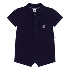 Petit Bateau - Mono de polo | Azul marino