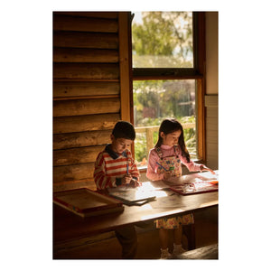 Goldie + Ace - Çizgili Rugby Polo Tişört - Smallable'a Özel | Kırmızı