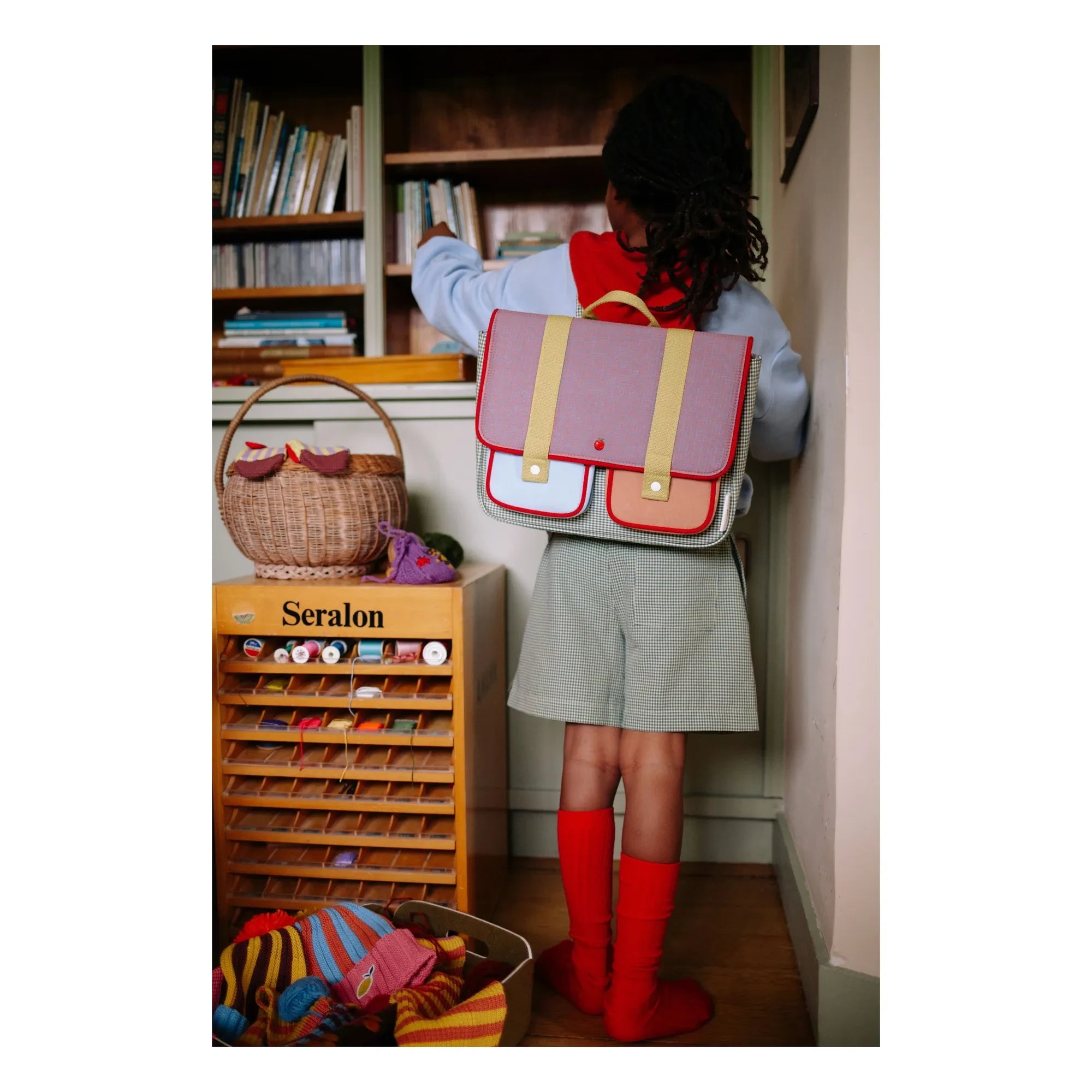Sticky Lemon - Bolso Cuadros Manzana | Morado