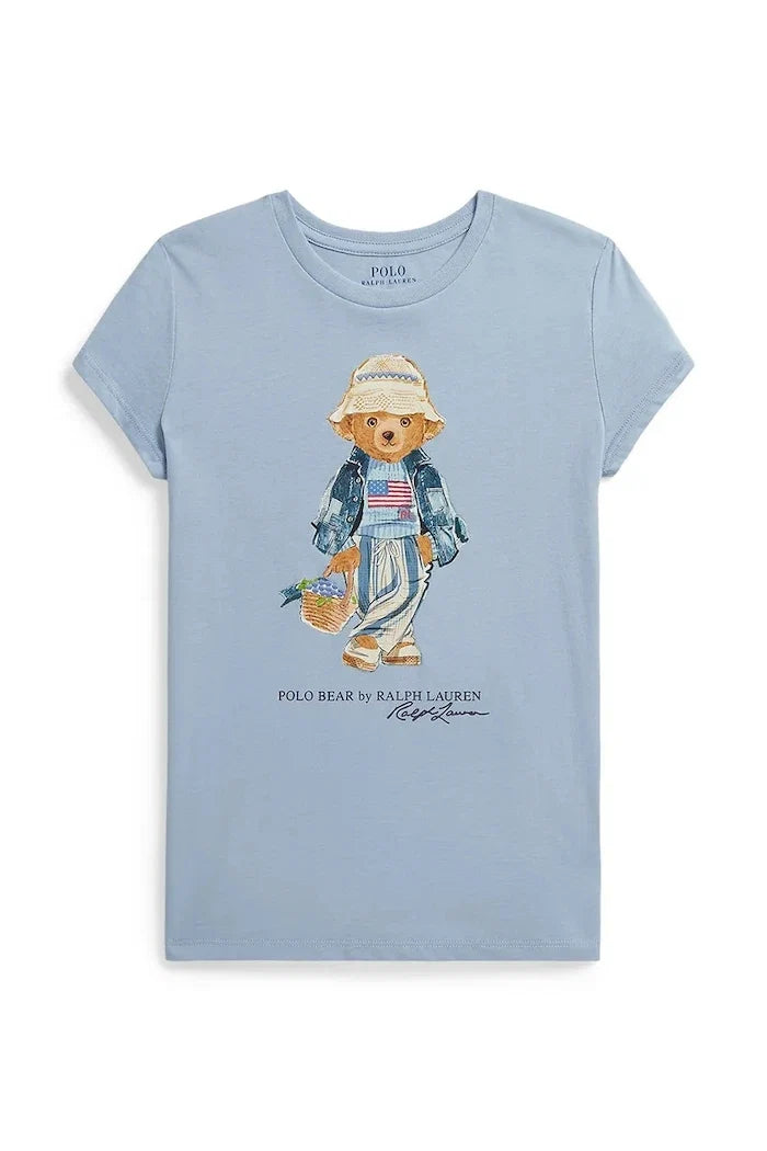 Polo Ralph Lauren camiseta básica de algodón para niños