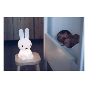 Mr Maria - Lámpara de Noche de Silicona Suave Miffy | Blanca