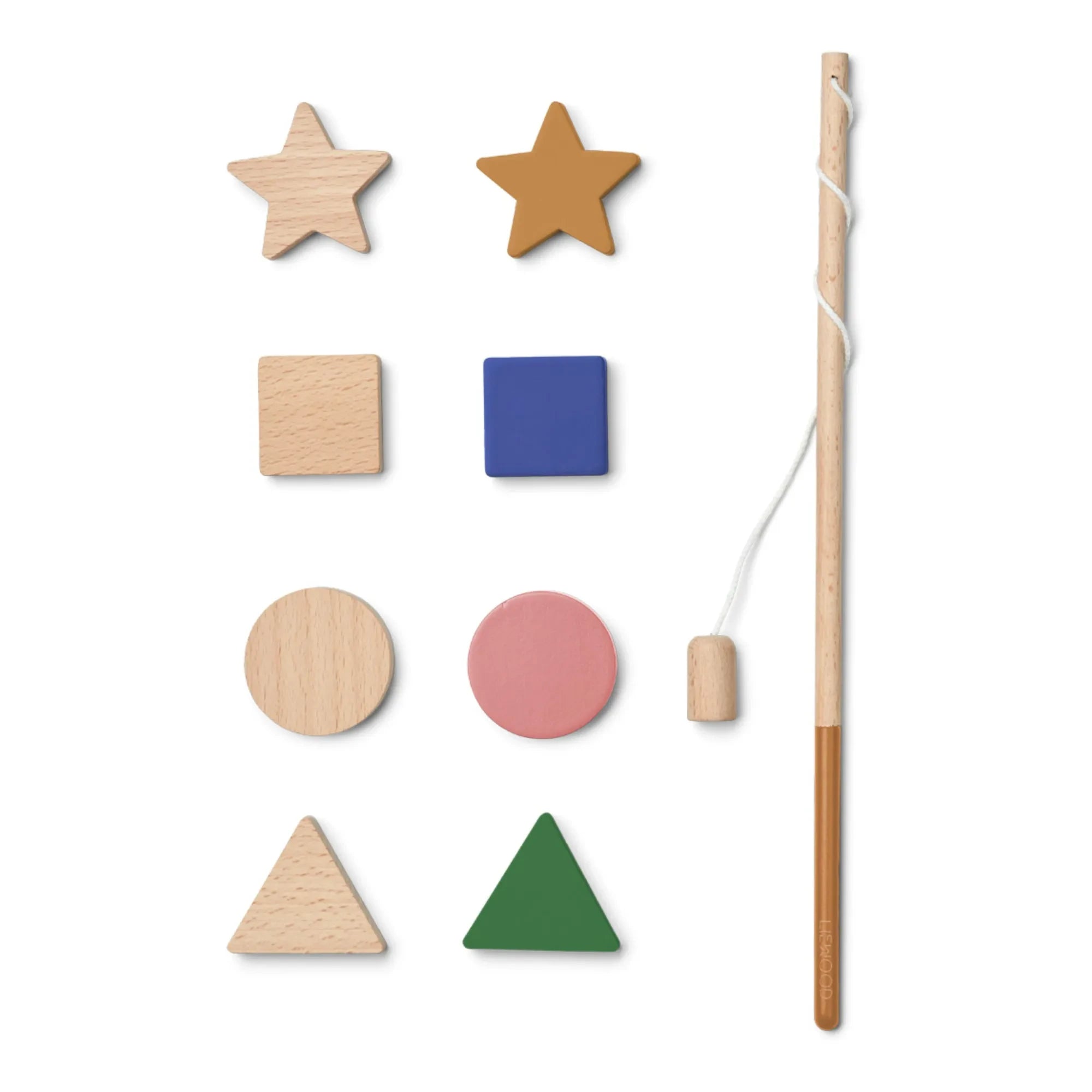 Liewood - Juego de Pesca de Madera Sebastian | Azul