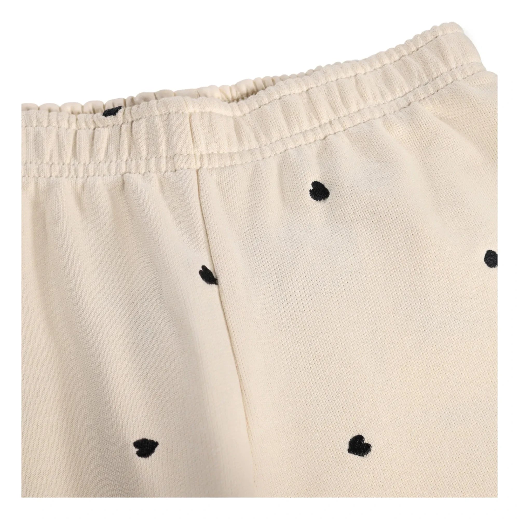 Molo - Anna Corazones Pantalones Jogger de Algodón Orgánico | Crudo