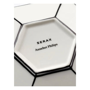 Serax - Juego de tazas y platos Annabet Philips - 2 unidades | Negro/Blanco