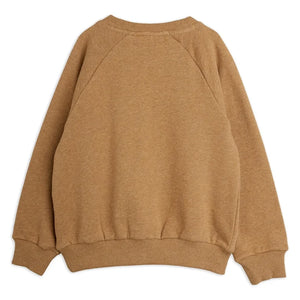 Mini Rodini - Panther organik pamuk sweatshirt | Kahverengi