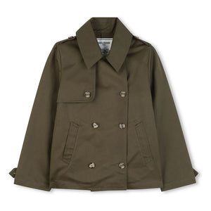 Zadig & Voltaire - Gabardina Bordada | Caqui